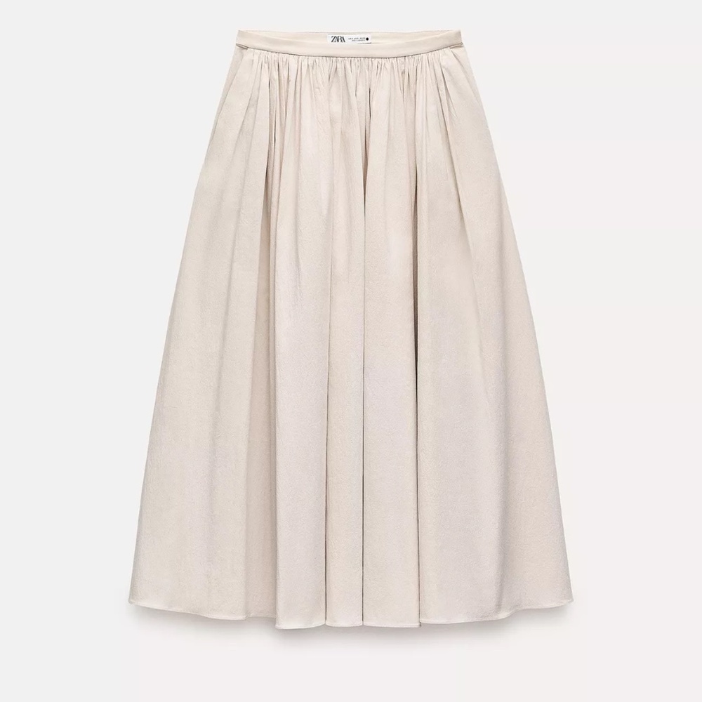Zara ruffly waist skirt